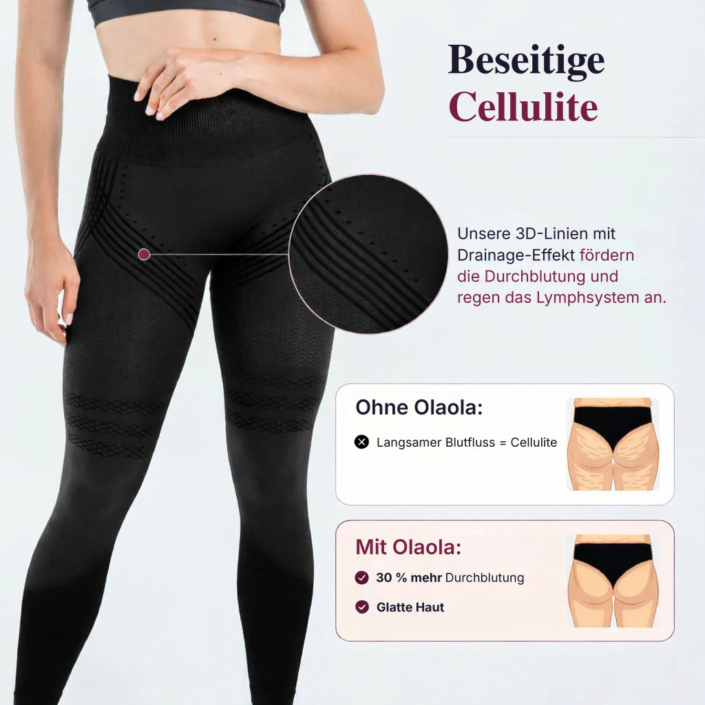 Leggings, die die Drainage unterstützen und deine Figur formen